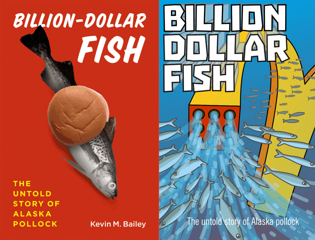billion dollar fish — the untold story of Alaska pollock — book cover redesign