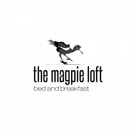 the magpie loft bed & breakfast logo design