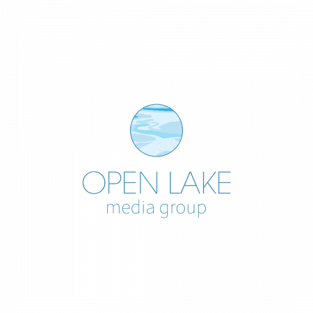 open lake media group logo design
