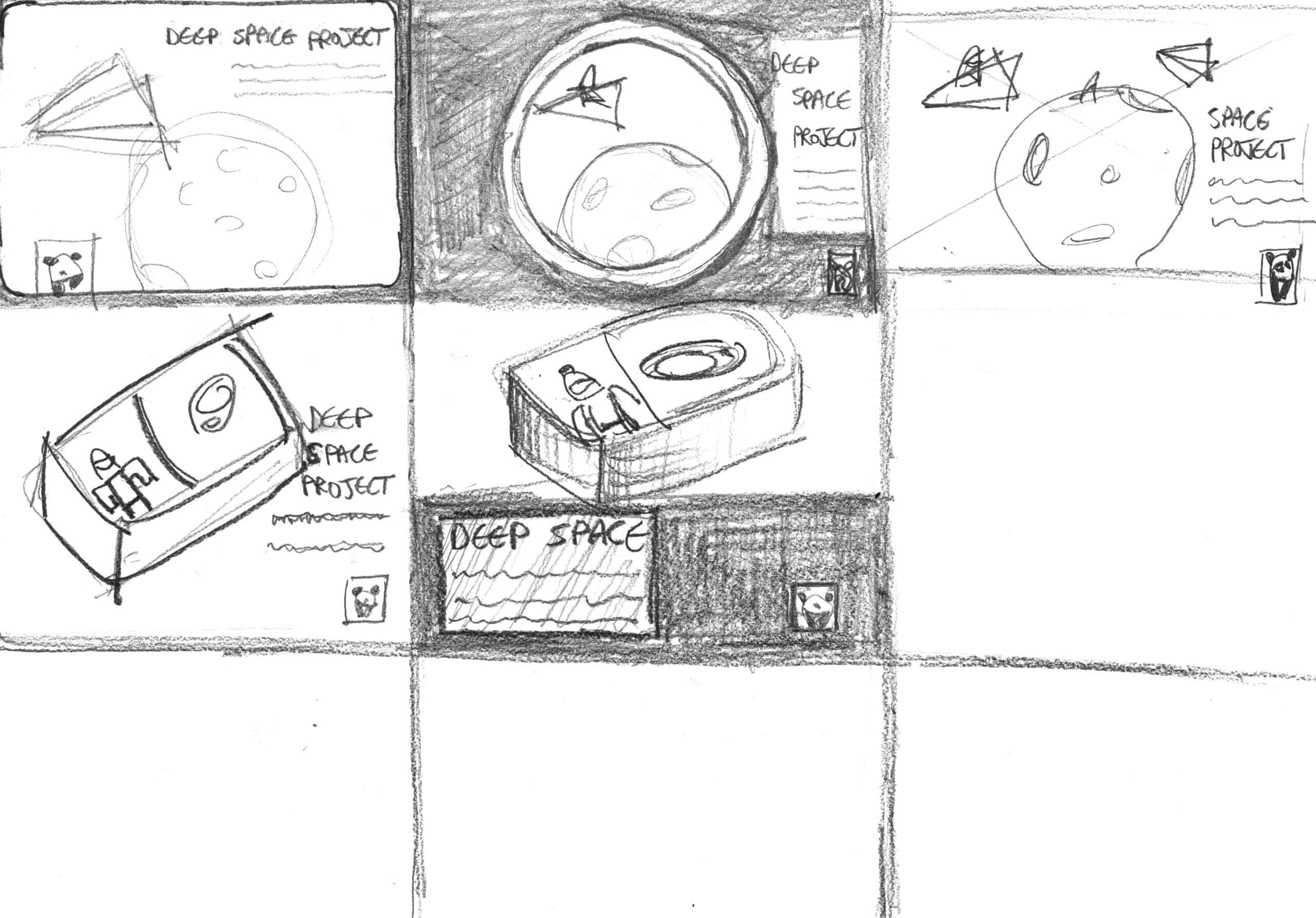 Various layouts for the space theme...