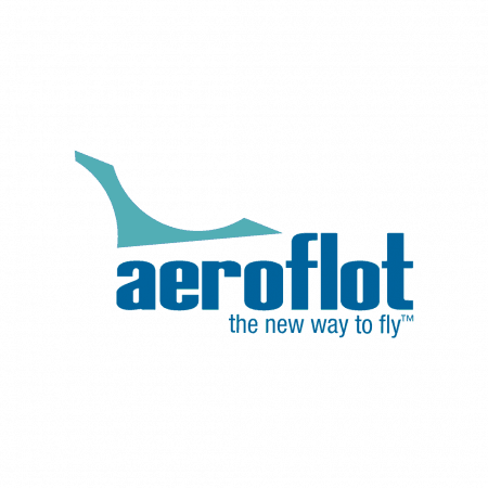aeroflot the new way to fly concept airline logo design