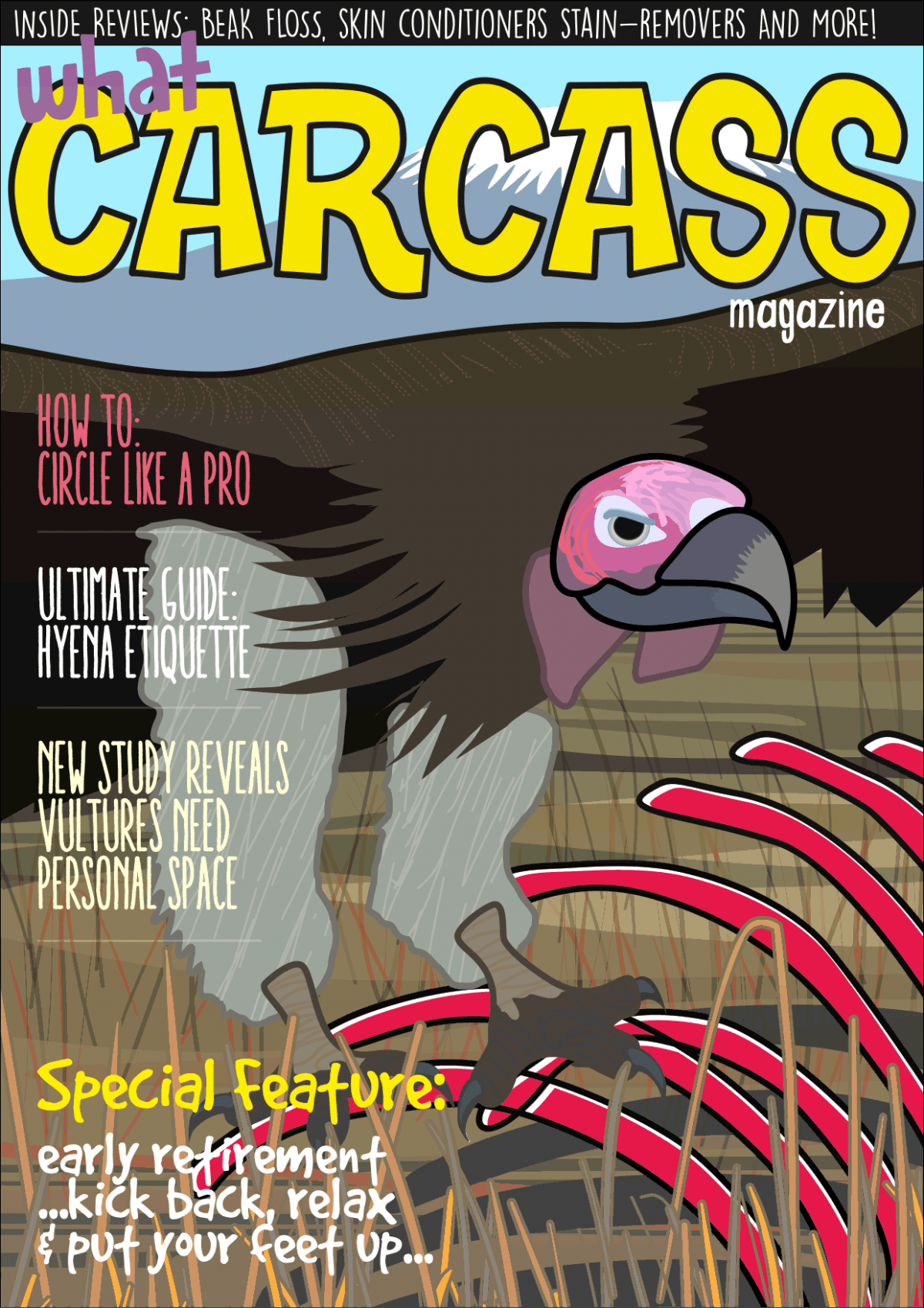 what carcass magazine — vultures