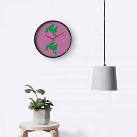 redbubble wall clock