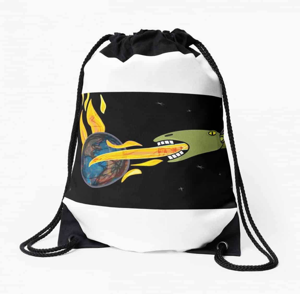 redbubble drawstring bag