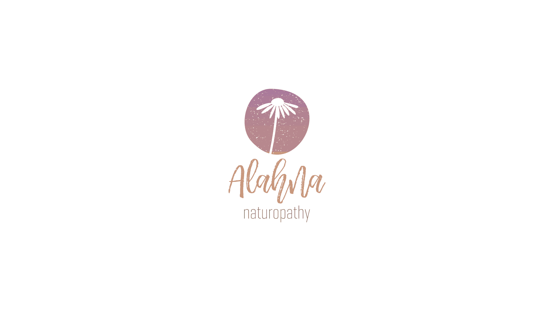 Alahna naturopathy logo design