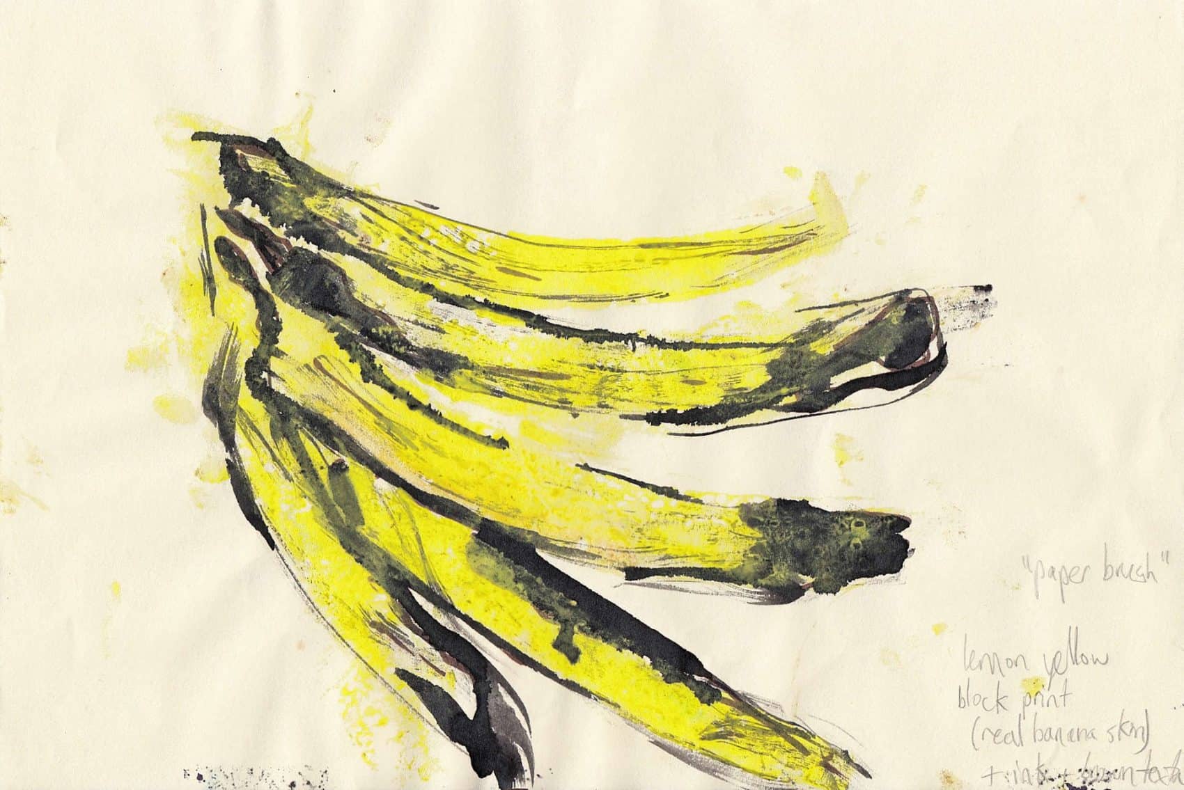 banana ink test
