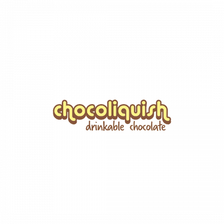 liquid chocolate drink logo design